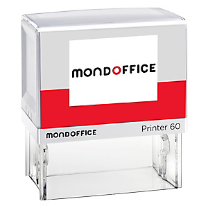 COLOP Printer Line Standard Timbro autoinchiostrante personalizzato Printer 60, 8 righe, 37 x 76 mm, Impronta Rossa COLOP Printer Line Standard Timbro autoinchiostrante personalizzato Printer 60, 8 righe, 37 x 76 mm, Impronta Rossa