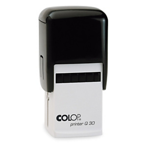 COLOP Printer Line Timbro autoinchiostrante personalizzato quadrato Printer Q30, 7 righe, 30 x 30 mm, Impronta Nera COLOP Printer Line Timbro autoinchiostrante personalizzato quadrato Printer Q30, 7 righe, 30 x 30 mm, Impronta Nera