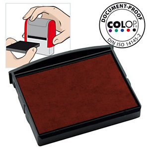 Colop Recharge préencrée E/2100 pour timbre Classic 2100 - Rouge - Lot de 2
