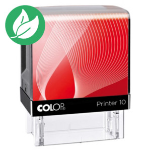 Colop Tampon encreur personnalisable Printer 10 - 3 lignes - Noir