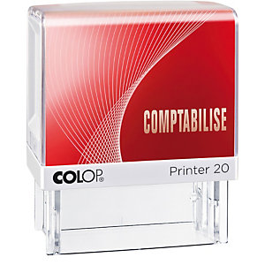 Colop Tampon encreur Printer 20 - Formule commerciale "Comptabilisé"