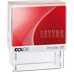 Colop Tampon encreur Printer 20 - Formule commerciale ''Lettre''