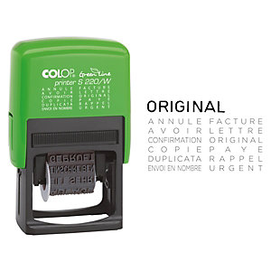 Colop Tampon encreur Printer Green Line S 220/W - multi formules - Noir