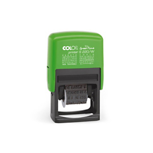 COLOP Timbro autoinchiostrante multi-testo S220/W Printer Green Line, 4 x 25 mm, Impronta Nera COLOP Timbro autoinchiostrante multi-testo S220/W Printer Green Line, 4 x 25 mm, Impronta Nera