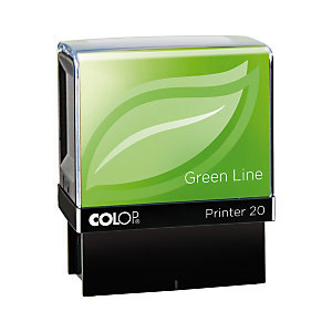 Colop Timbro autoinchiostrante personalizzabile Printer 20 Green Line, 4 righe