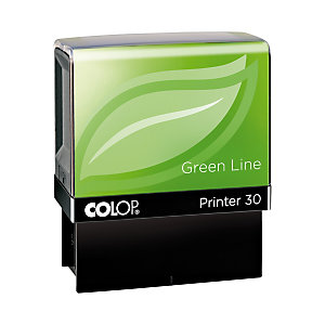 Colop Timbro autoinchiostrante personalizzabile Printer 30 Green Line, 5 righe