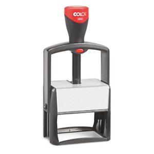 COLOP Timbro autoinchiostrante personalizzato 2800 Heavy Duty Classic Line, 10 righe, 49 x 68 mm, Impronta Nera COLOP Timbro autoinchiostrante personalizzato 2800 Heavy Duty Classic Line, 10 righe, 49 x 68 mm, Impronta Nera