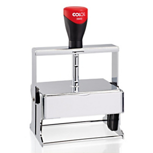 COLOP Timbro autoinchiostrante personalizzato 3900 Heavy Duty Expert Line, 12 righe, 55 x 106 mm, Impronta Nera COLOP Timbro autoinchiostrante personalizzato 3900 Heavy Duty Expert Line, 12 righe, 55 x 106 mm, Impronta Nera