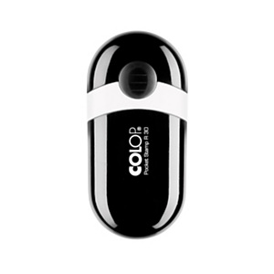COLOP Timbro autoinchiostrante personalizzato tascabile rotondo Pocket Stamp R30, 5 righe, Ø 32 mm, Impronta Nera COLOP Timbro autoinchiostrante personalizzato tascabile rotondo Pocket Stamp R30, 5 righe, Ø 32 mm, Impronta Nera
