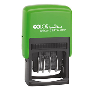 Colop Timbro datario autoinchiostrante Printer S 220 Green Line Colop Timbro datario autoinchiostrante Printer S 220 Green Line