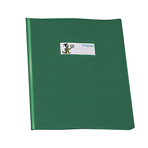 COLOROSA Copriquaderno GreenLine - c/alette - PVC - 220 mic - A5 - lucido coprente - verde COLOROSA Copriquaderno GreenLine - c/alette - PVC - 220 mic - A5 - lucido coprente - verde