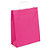Coloured kraft paper carrier bags with twisted handles, pink, 350x440x140mm, pack of 50 - 1