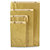 Coloured kraft paper gift bags, olive, 120x190x45mm, pack of 250 - 5
