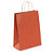 Coloured ribbed Kraft paper carrier bags with twisted handles - 1