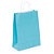Coloured ribbed Kraft paper carrier bags with twisted handles - 7