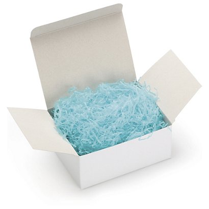 Coloured shredded tissue paper, pale blue - 1