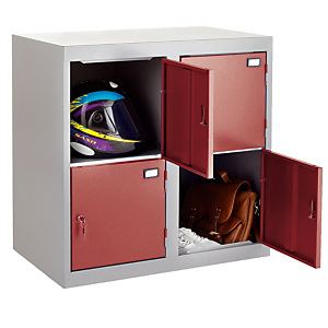 Combibloc 4 cases gris/rouge Combibloc 4 cases gris/rouge
