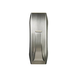 Command™ Gancho de metal con tiras resistentes al agua, níquel cepillado Modern Reflection, 1 gancho 2 tiras grandes, 2,3 kg Command™ Gancho de metal con tiras resistentes al agua, níquel cepillado Modern Reflection, 1 gancho 2 tiras grandes, 2,3 kg