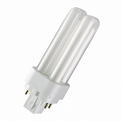 Compacte fluo Led-lamp Dulux D / E 26W 840 voor elektronisch voorschakelapparaat, Osram - 1