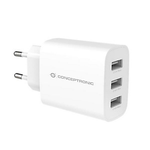 CONCEPTRONIC, Smartphone cellulari - accessori, 3-port 30w usb charger usb-a x 3, ALTHEA13W CONCEPTRONIC, Smartphone cellulari - accessori, 3-port 30w usb charger usb-a x 3, ALTHEA13W