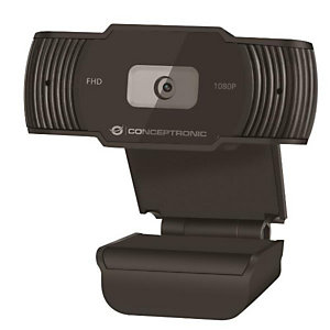 CONCEPTRONIC, Web-cam, 1080p usb webcam with microphone, AMDIS04B