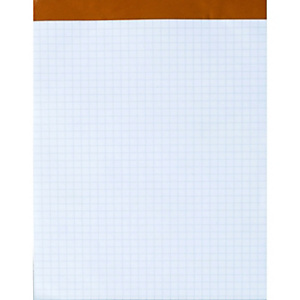 Conquerant Bloc notes agrafé Basic A5 14,8 x 21 cm - 60g - Petits carreaux 5x5 - 100 feuilles