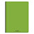 CONQUERANT C9 Cahier piqûre 17x22cm 32 pages 90g grands carreaux Seyès. Couverture polypropylène Vert - 1