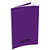 CONQUERANT C9 Cahier piqûre 17x22cm 48 pages 90g grands carreaux Seyès. Couverture polypropylène Violet - 1