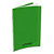 CONQUERANT C9 Cahier piqûre 21x29,7cm 48 pages 90g grands carreaux Seyès. Couverture polypropylène Vert - 1