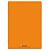 CONQUERANT C9 Cahier piqûre 24x32cm 96 pages 90g grands carreaux Seyès. Couverture polypropylène Orange - 1