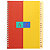 Conquerant Répertoire petits carreaux 17x22 cm 180 pages couverture carte recyclée couleurs assorties - 3