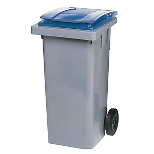 Container 2 wielen SULO voorgreep 120 L grijs/ blauw Container 2 wielen SULO voorgreep 120 L grijs/ blauw