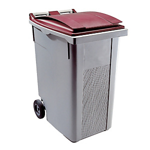 Container 2 wielen SULO voorgreep 360 L grijs/ rood Container 2 wielen SULO voorgreep 360 L grijs/ rood
