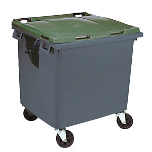 Container 4 wielen SULO voorgreep 1000 L grijs/ groen