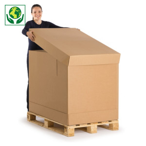 Container met automatische bodem Container met automatische bodem