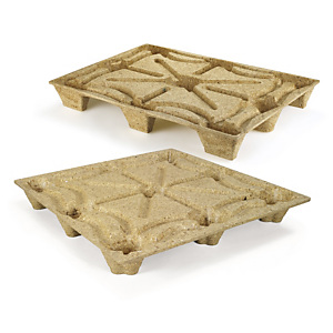 Container sized moulded wood pallets Container sized moulded wood pallets