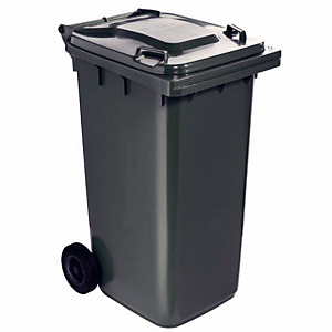 Conteneur 2 roues 240 L vert avec couvercle vert Conteneur 2 roues 240 L vert avec couvercle vert