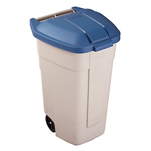 Conteneur d'intérieur 100 L Rubbermaid beige/ bleu Conteneur d'intérieur 100 L Rubbermaid beige/ bleu