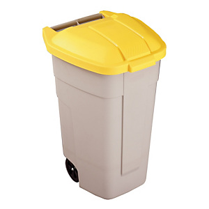 Conteneur d'intérieur 100 L Rubbermaid beige/ jaune Conteneur d'intérieur 100 L Rubbermaid beige/ jaune
