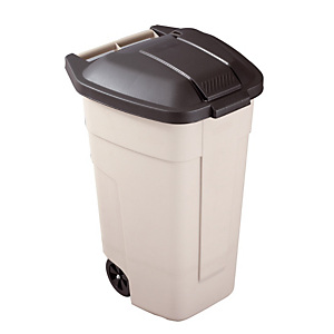 Conteneur d'intérieur 100 L Rubbermaid beige/ noir Conteneur d'intérieur 100 L Rubbermaid beige/ noir