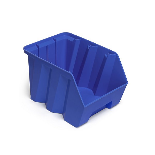 Contenitore a bocca di lupo salvaspazio blu 160 x 234 x 127 mm - 3,8 litri - 6