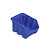 Contenitore a bocca di lupo salvaspazio blu 336 x 507 x 304 mm - 42 litri - 2