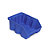 Contenitore a bocca di lupo salvaspazio blu 336 x 507 x 304 mm - 42 litri - 1