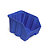 Contenitore a bocca di lupo salvaspazio blu 336 x 507 x 304 mm - 42 litri - 6