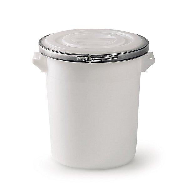 Contenitore con chiusura ad anello  bianco capacità 100  litri 520 x 670 mm - 3