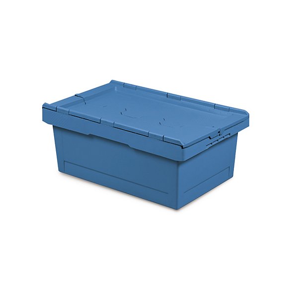 Contenitore impilabile con coperchio e cerniera - 2