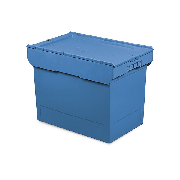 Contenitore impilabile con coperchio e cerniera - 3