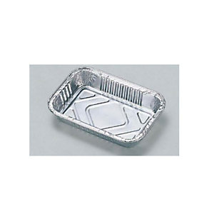 Contenitore in alluminio per alimenti, Formato R2, 16 x 11 x 2,6 cm (confezione 100 pezzi)