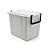 Contenitore industriale trasparente per alimenti con maniglie 580 x 380 x 256 mm - 40 litri - 2
