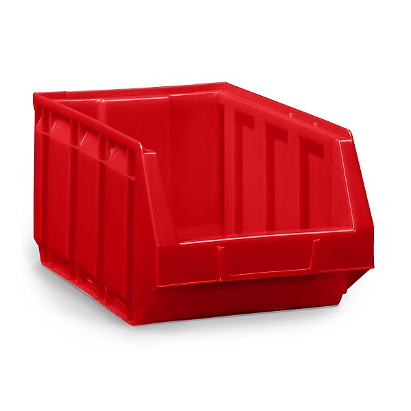 Contenitori a bocca di lupo gialli in polietilene 165 x 105 x 82 mm - 1 litro - 10